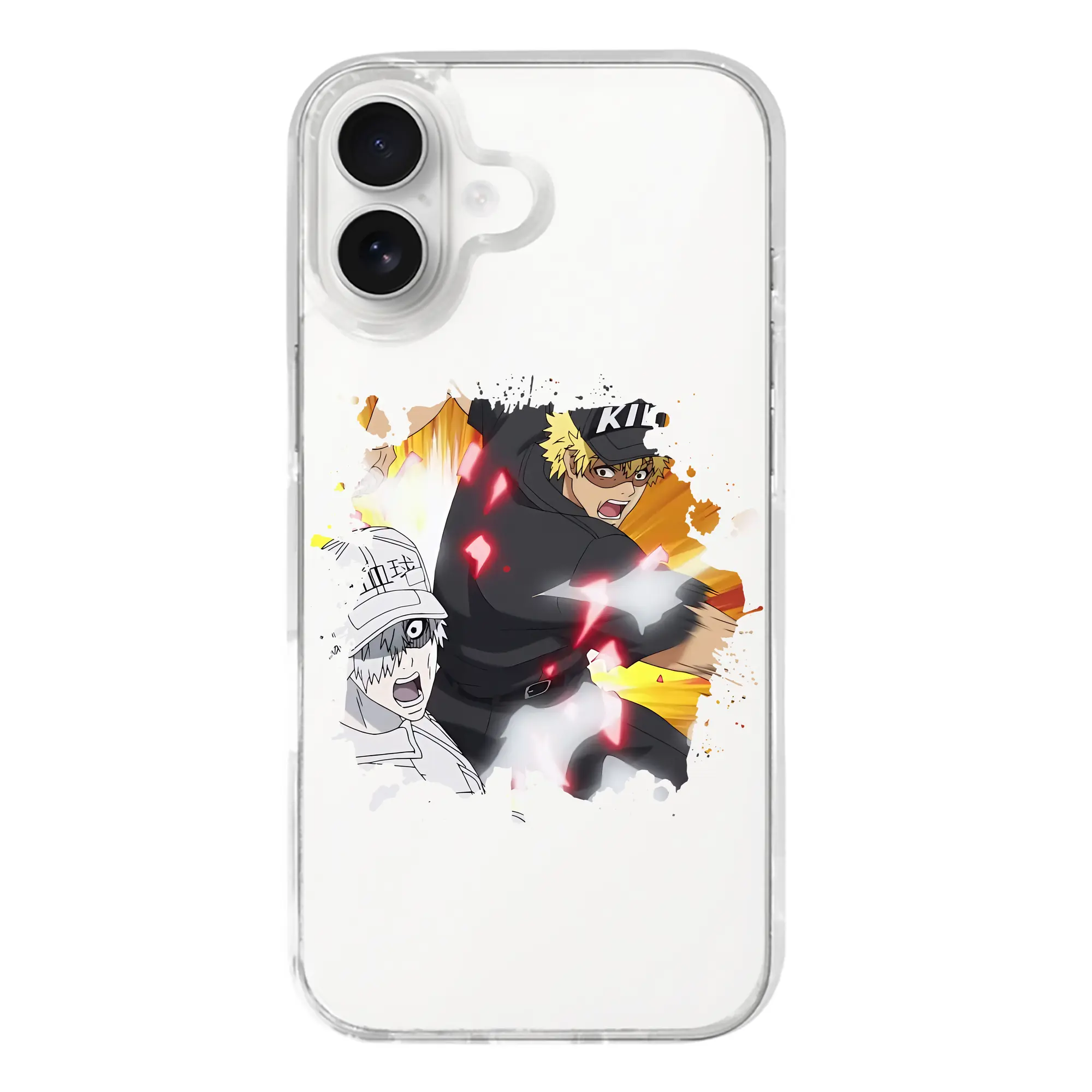 はたらく細胞 グッズ,キラーT細胞 - iPhone 17シリーズ 透明スマホケース – 薄型・耐衝撃・精密フィット保護カバー